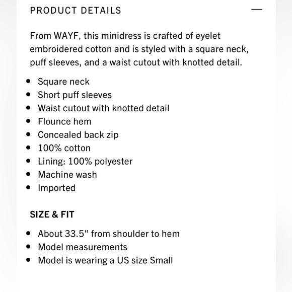 Wayf Knotted cutout cotton minidress - Picture 5 of 6